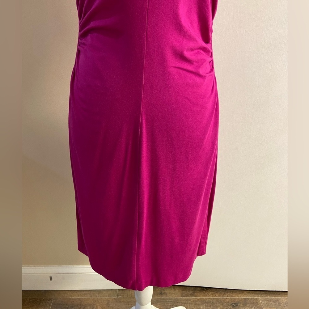 Diane Von Furstenberg dress mini orchid bloom jersey knit Medium - Picture 8 of 12